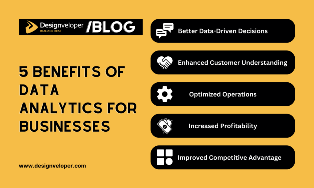 5 benefits of data analytics for businesses