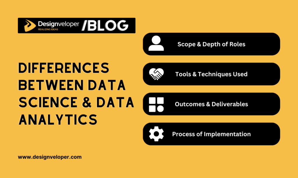 differences between data science and data analytics