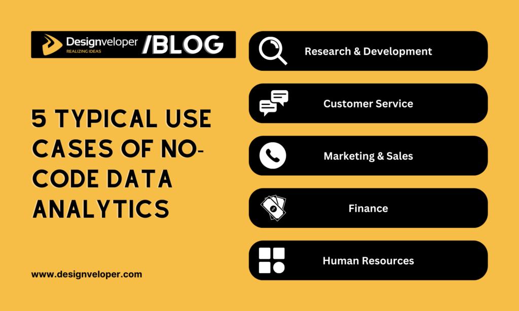 5 typical use cases of no-code data analytics