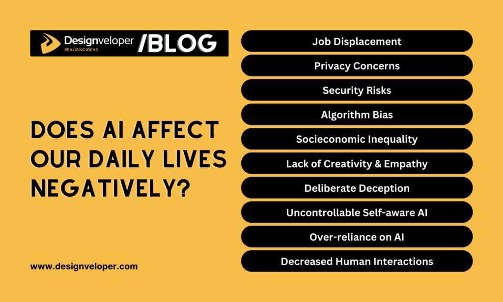 AI's negative impacts