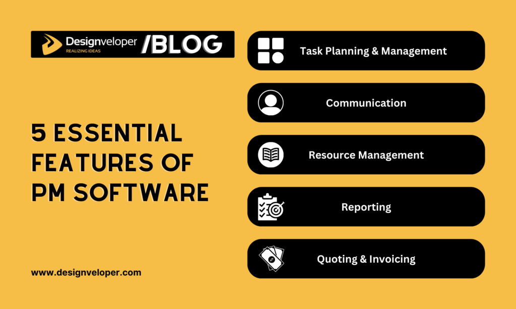 5 essential features of project management software