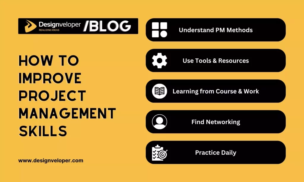 How to improve project management skills - 5 best tips