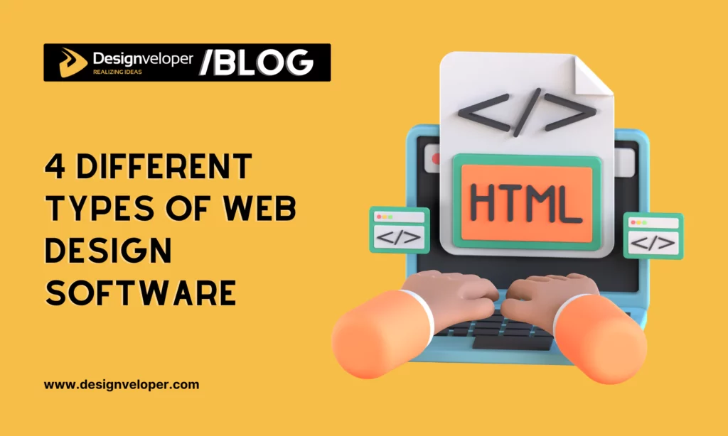 4 Different Types of Web Design Software: Explaining the Differences