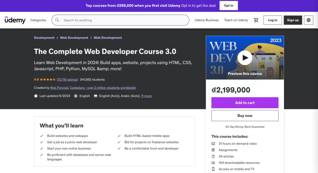 The Complete Web Developer Course 3.0