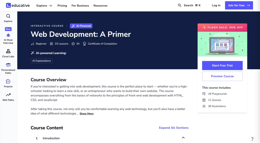 Web Development: a Primer