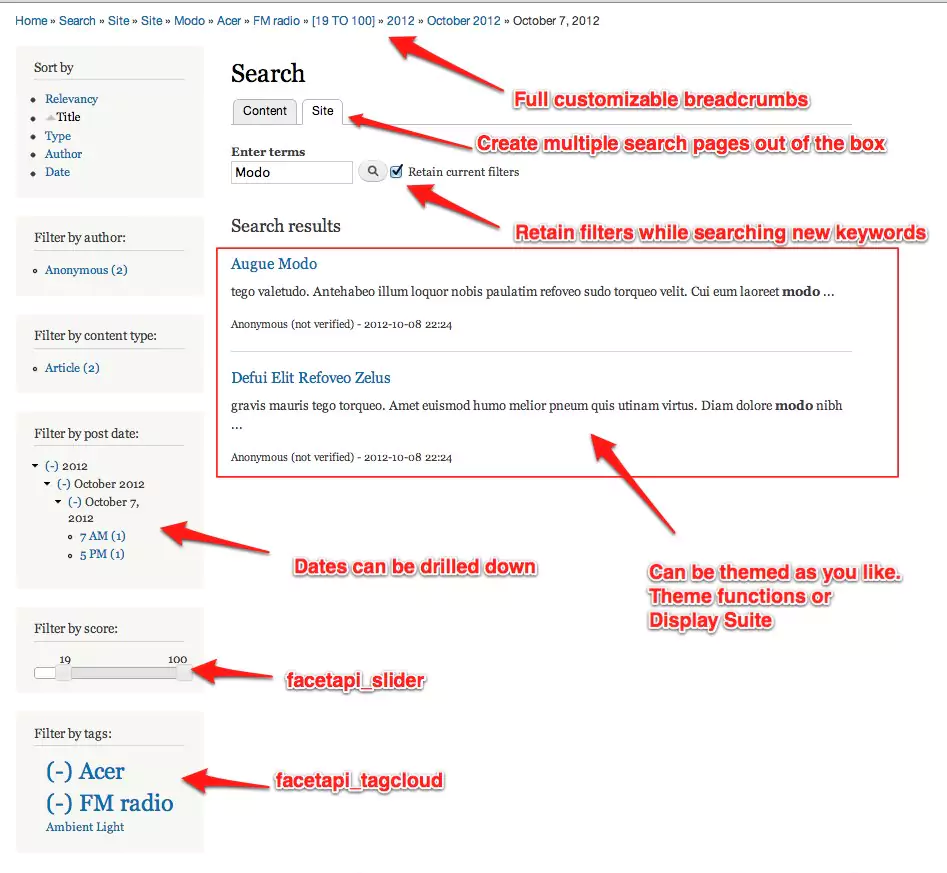 Apache Module Page