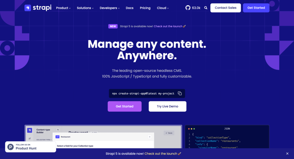 Strapi Headless CMS