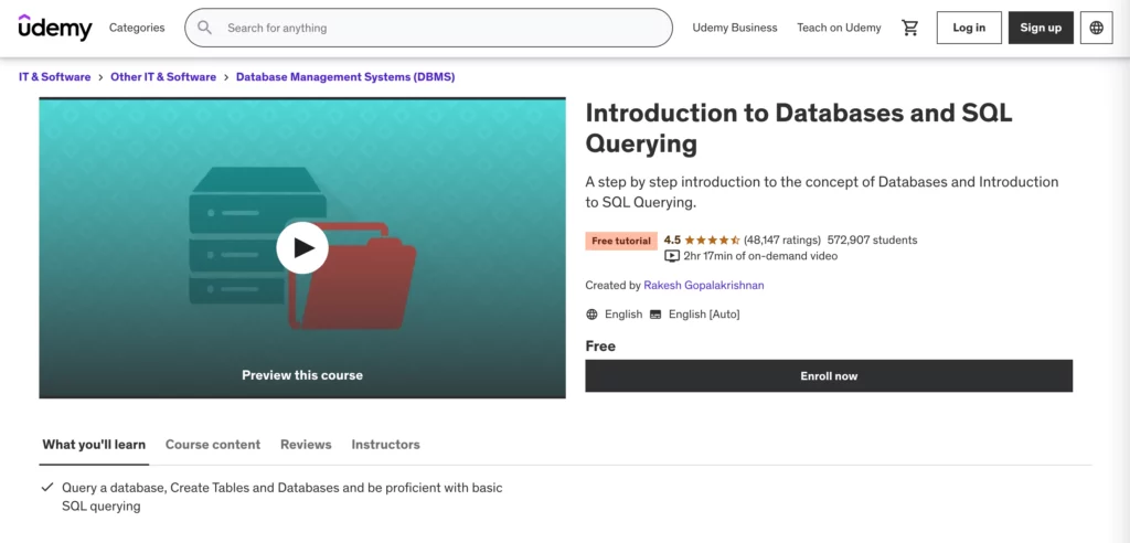 Introduction to Databases and SQL Querying