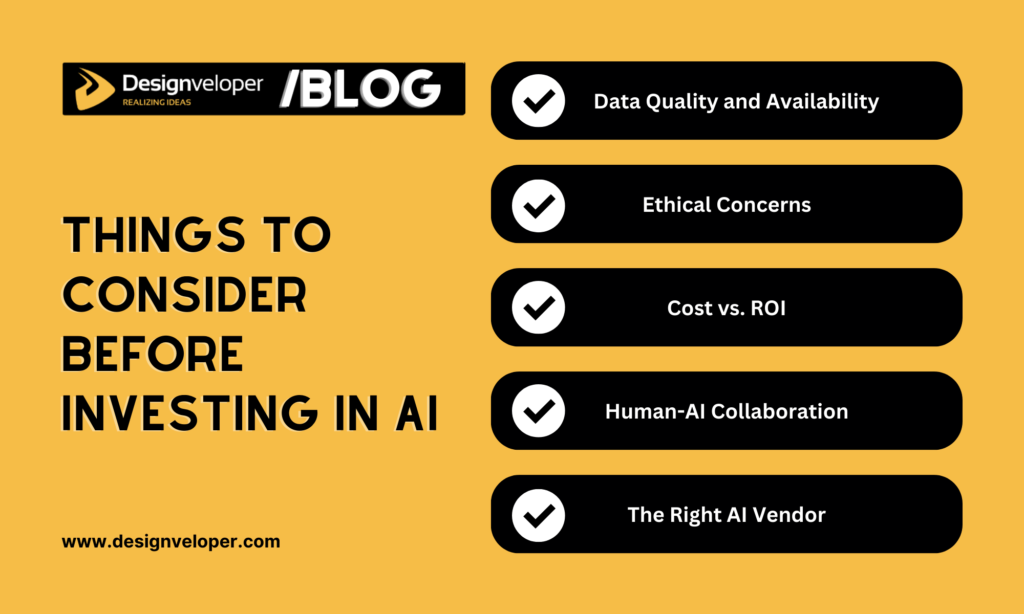 Things to consider before investing in AI-based customer service