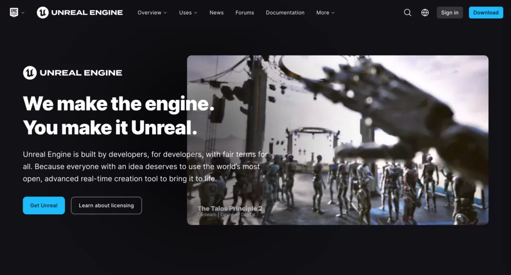 Unreal Engine 4 (and Unreal Engine 5) 