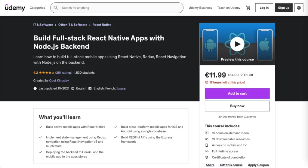 Build Full-stack React Native Apps with Express.js Backend