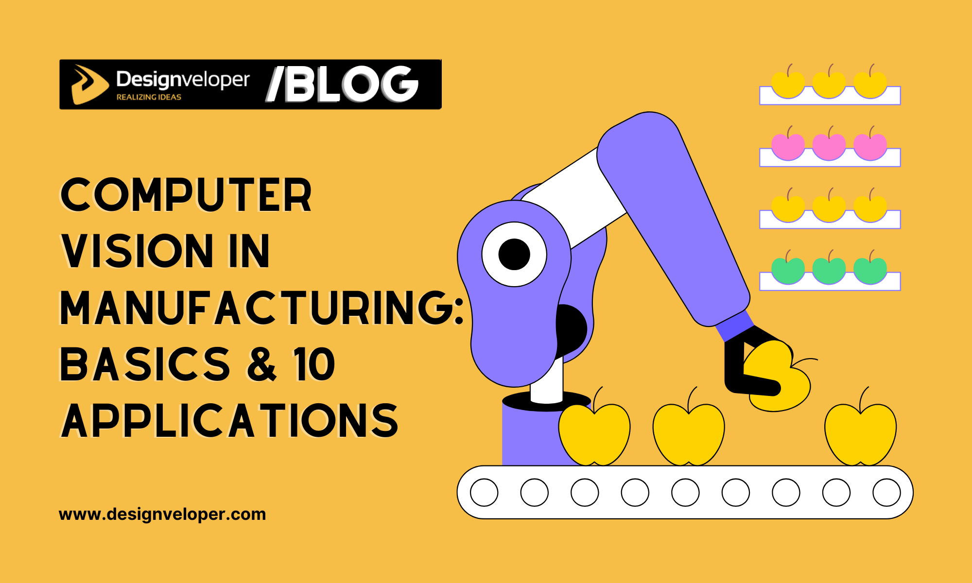 Computer Vision in Manufacturing: Basics & 10 Applications