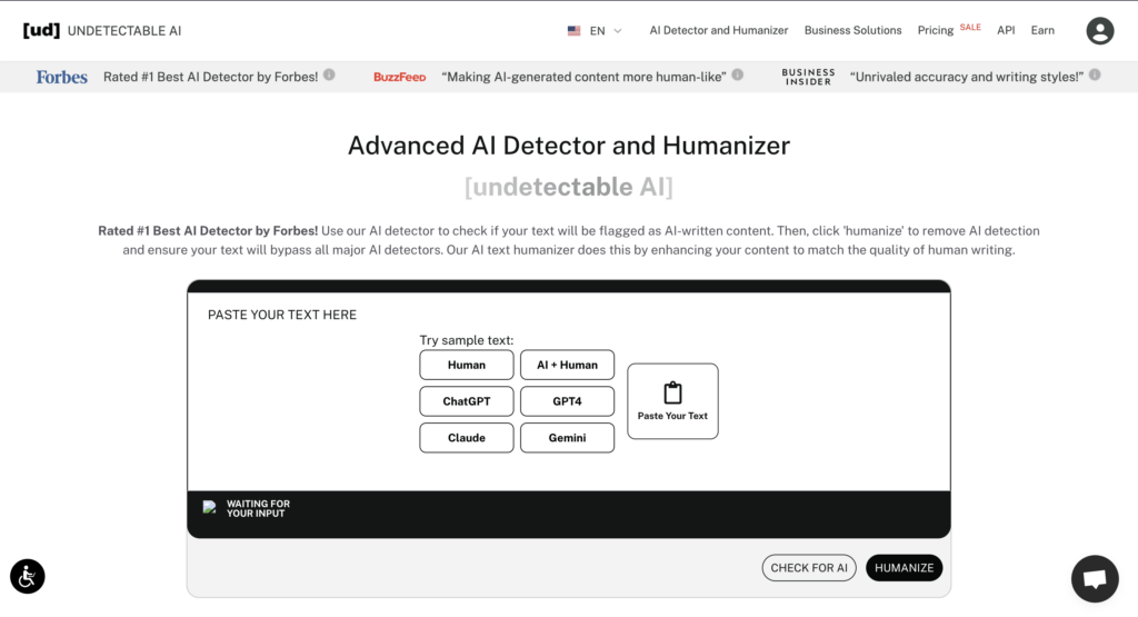 Undetectable AI