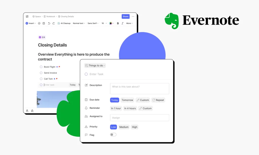 Evernote - one of the best productivity apps